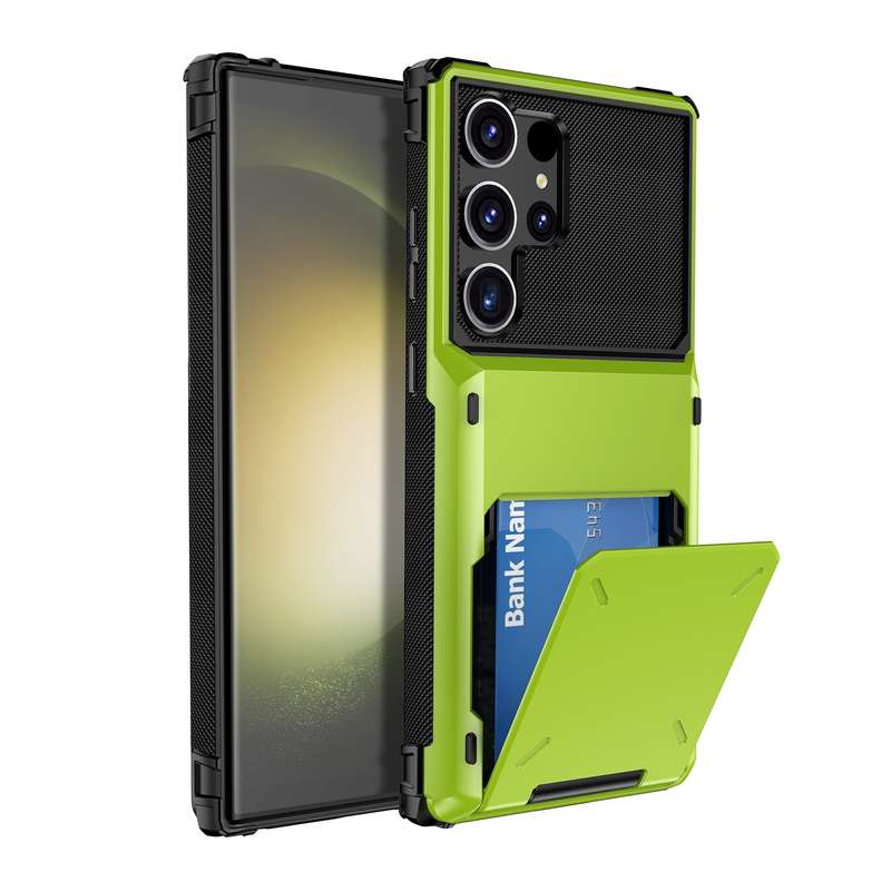 For Samsung Galaxy S24 Ultra 5G Scratch-Resistant Shockproof Heavy Duty Rugged Armor Phone Case(Yell