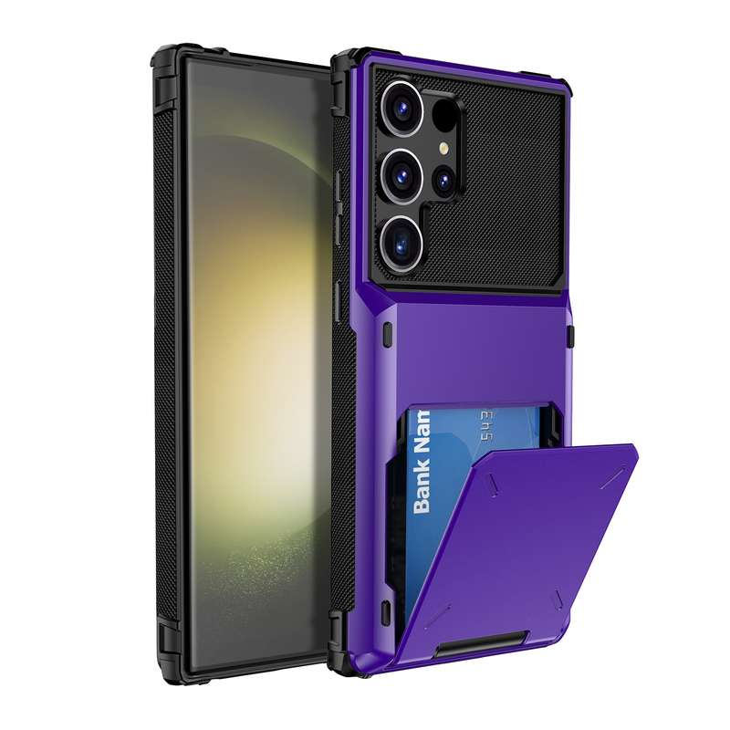 For Samsung Galaxy S24 Ultra 5G Scratch-Resistant Shockproof Heavy Duty Rugged Armor Phone Case(Yell