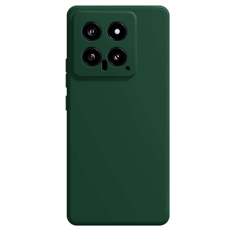 For Xiaomi 14 Imitation Liquid Silicone Phone Case(Dark Green)