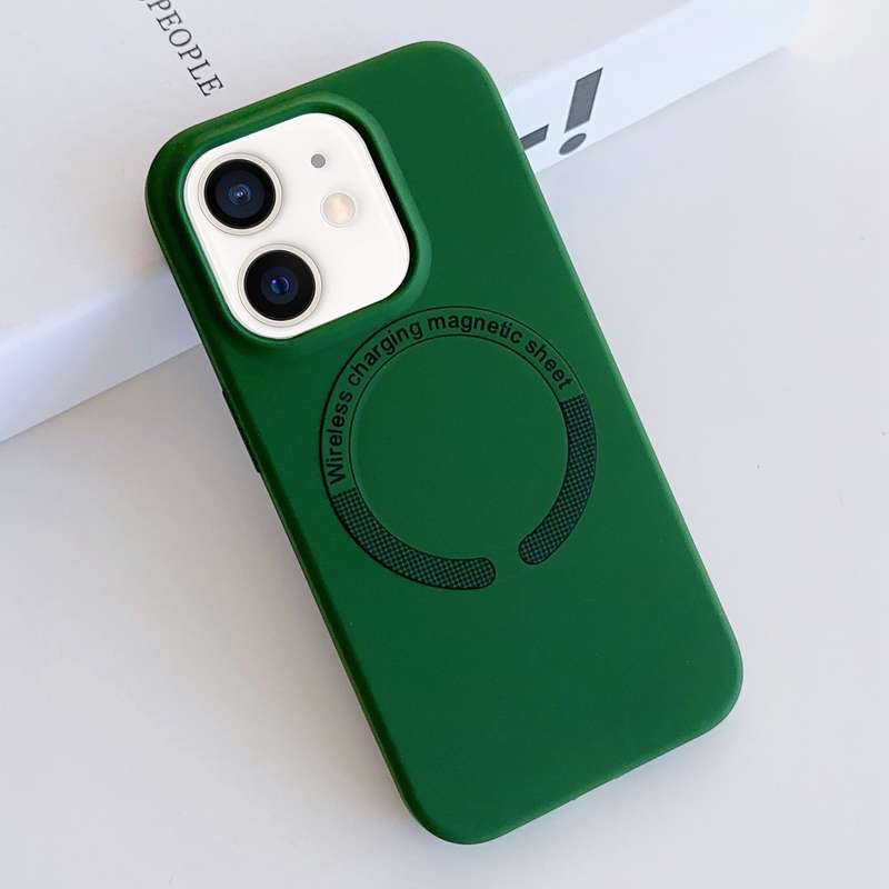 For iPhone 11 MagSafe Magnetic Liquid Silicone Phone Case(Sea Blue)