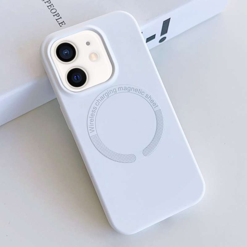 For iPhone 11 MagSafe Magnetic Liquid Silicone Phone Case(Sea Blue)