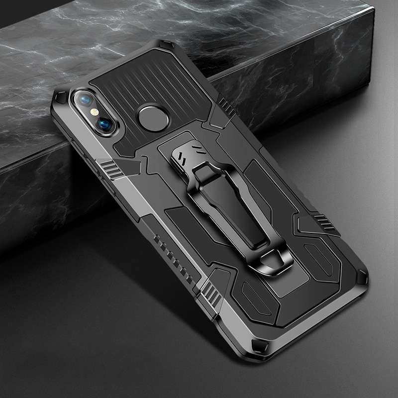 For Xiaomi Redmi Note 5 Pro Machine Armor Warrior Shockproof PC + TPU Protective Case(Army Green)