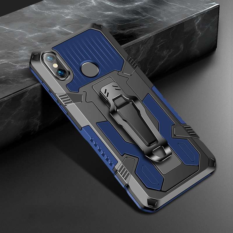 For Xiaomi Redmi Note 5 Pro Machine Armor Warrior Shockproof PC + TPU Protective Case(Army Green)