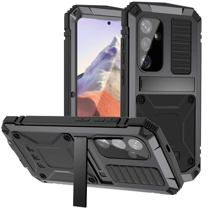 For Samsung Galaxy S24 5G R-JUST Life Waterproof Dustproof Shockproof Phone Case(Silver)