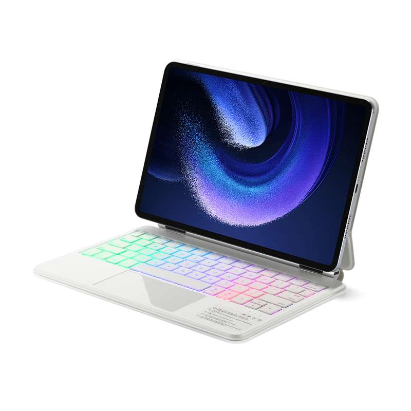 For Xiaomi Pad 6 / Pad Pro M11P-B-M611 Magnetic Bluetooth Keyboard Leather Tablet Case(Black)