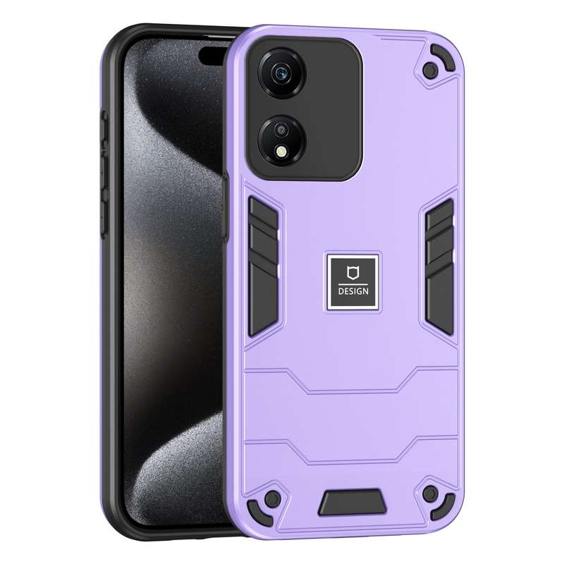 For Honor X5 Plus 2 in 1 Shockproof Phone Case(Blue)