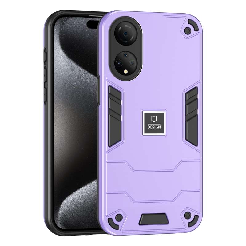 For Honor X7 2 in 1 Shockproof Phone Case(Blue)