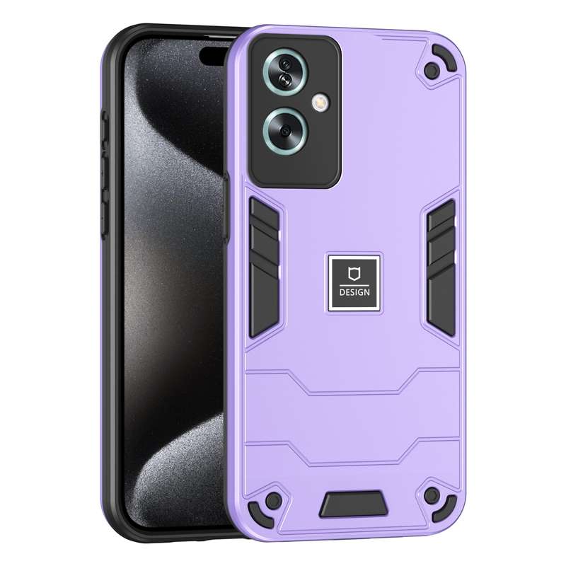 For OPPO A79 5G 2 in 1 Shockproof Phone Case(Black)