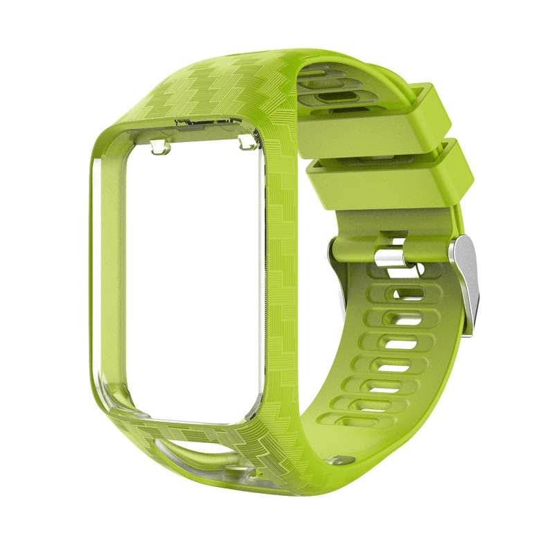For Tomtom 2 / 3 Radium Carving Texture Watch Band(White)