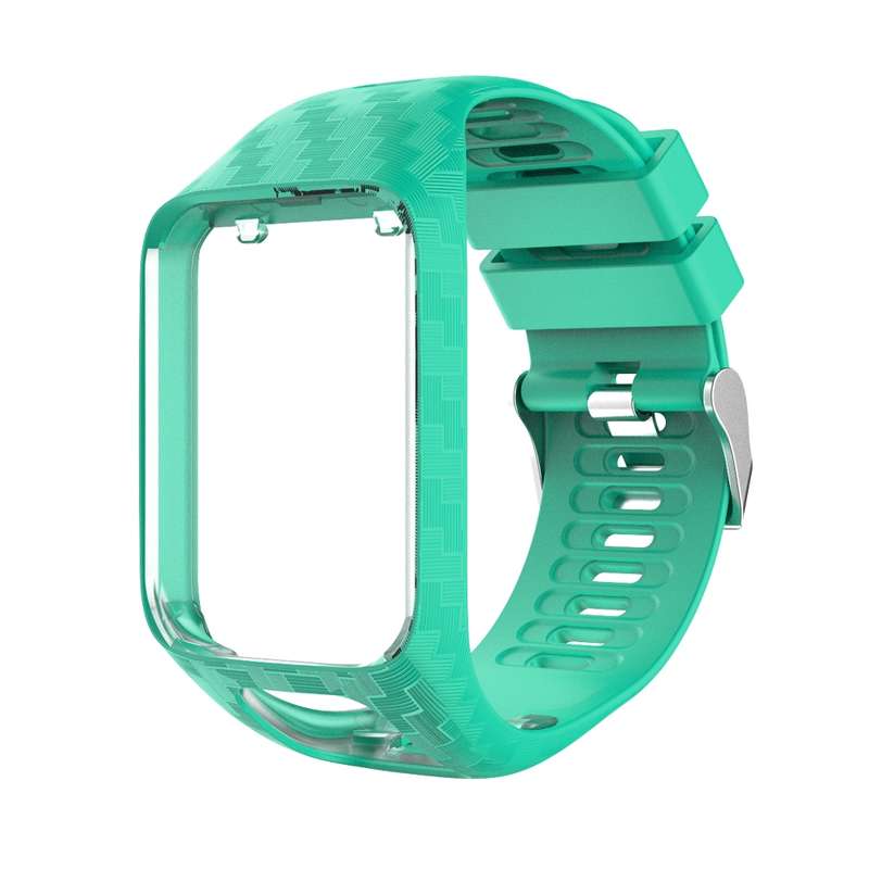 For Tomtom 2 / 3 Radium Carving Texture Watch Band(White)
