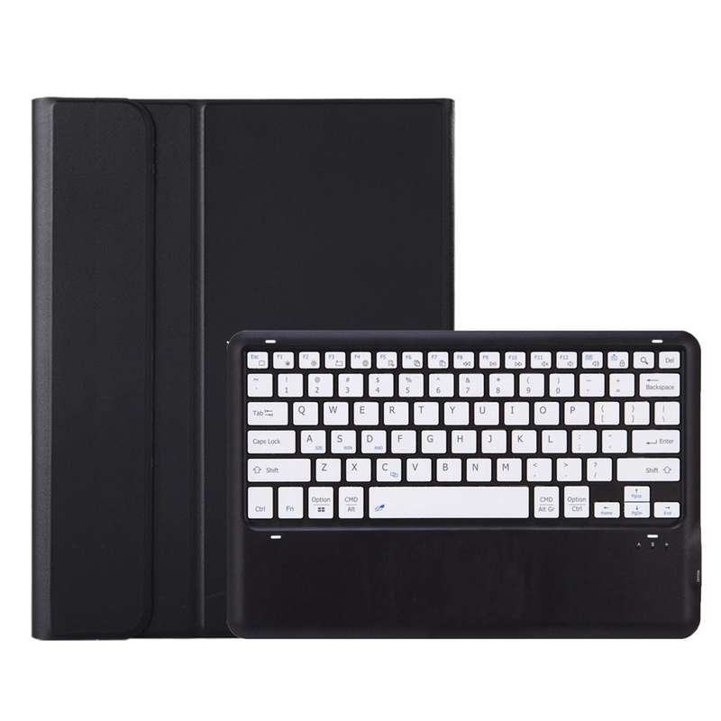 For Honor Pad 9 AH19 TPU Ultra-thin Detachable Bluetooth Keyboard Tablet Leather Case(Purple)