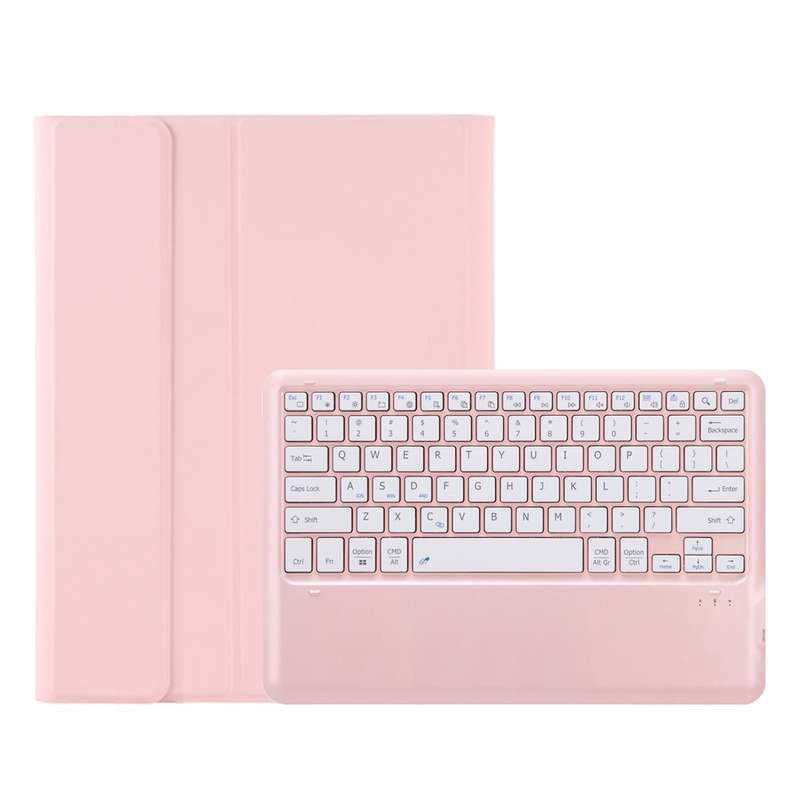 For Honor Pad 9 AH19 TPU Ultra-thin Detachable Bluetooth Keyboard Tablet Leather Case(Purple)