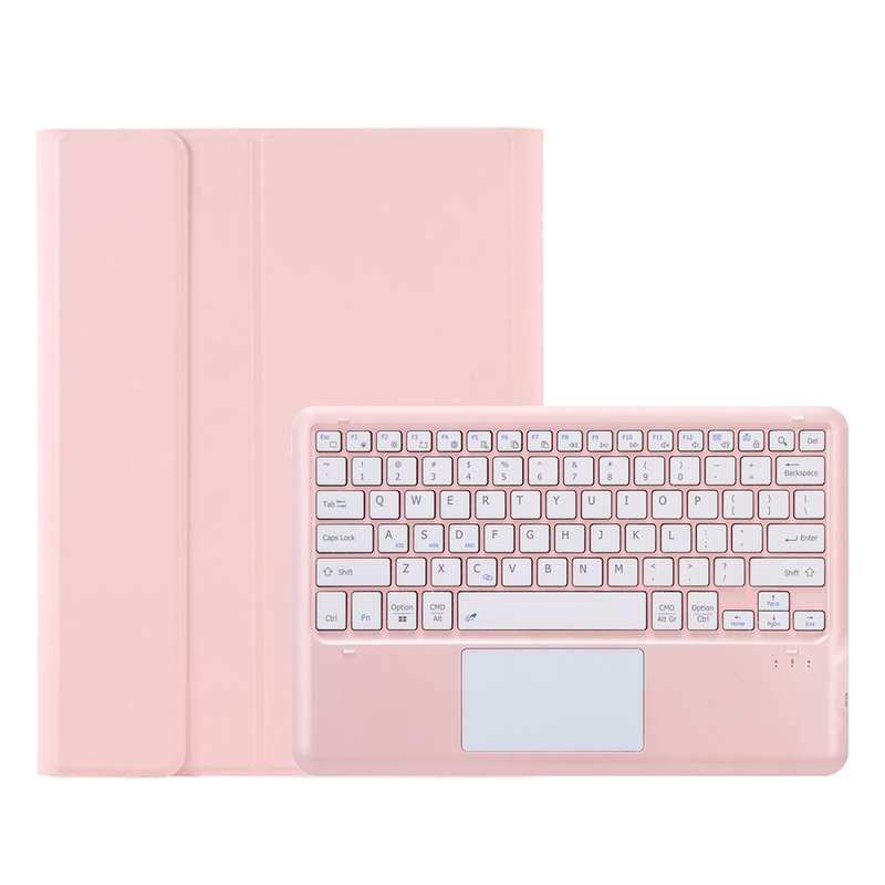 For Honor Pad 9 AH19-A TPU Ultra-thin Detachable Bluetooth Keyboard Tablet Leather Case with Touchpa
