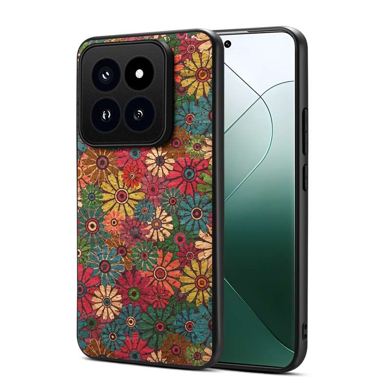 For Xiaomi 14 Pro Four Seasons Flower Language Series TPU Phone Case(Spring Green)