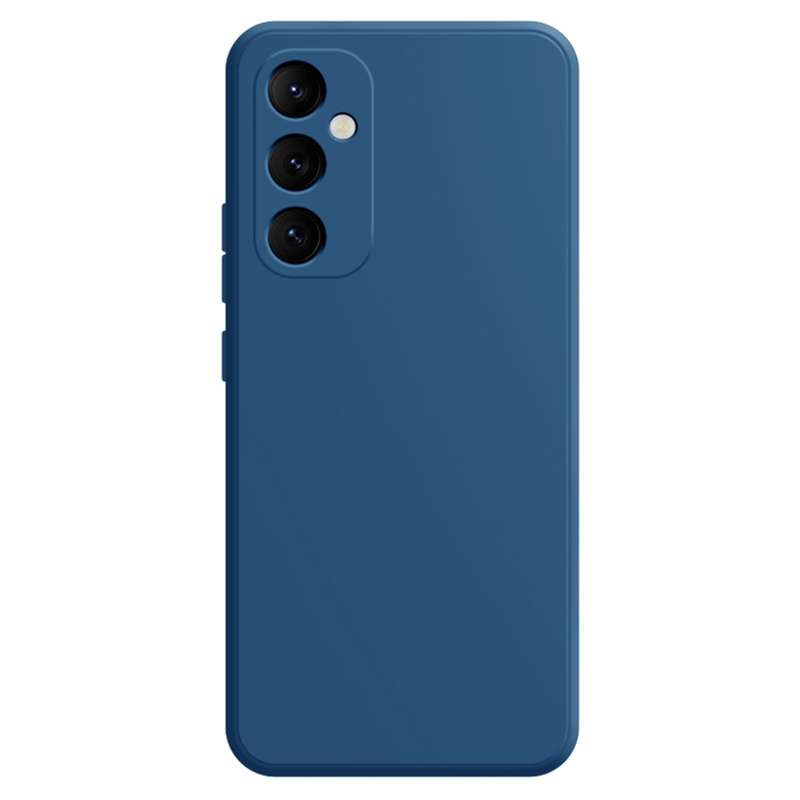 For Samsung Galaxy S24+ 5G Imitation Liquid Silicone Phone Case(Blue)