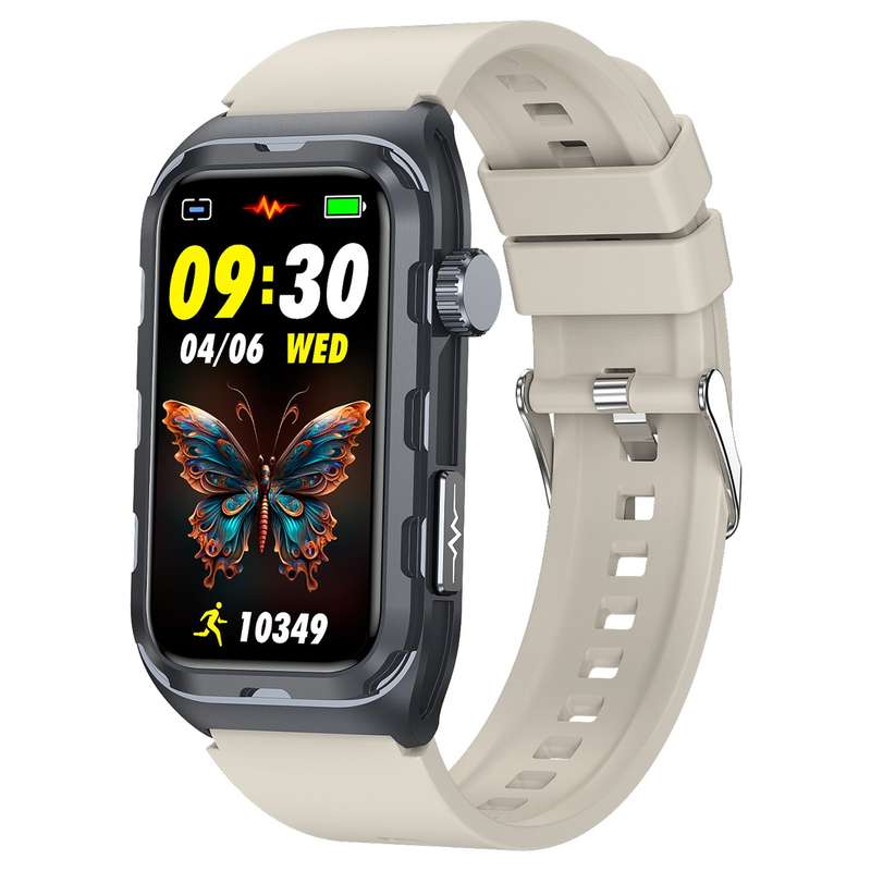 TK79 1.47 inch IP68 Waterproof Smart Watch, Support ECG / Blood Glucose / Blood Oxygen Monitoring /