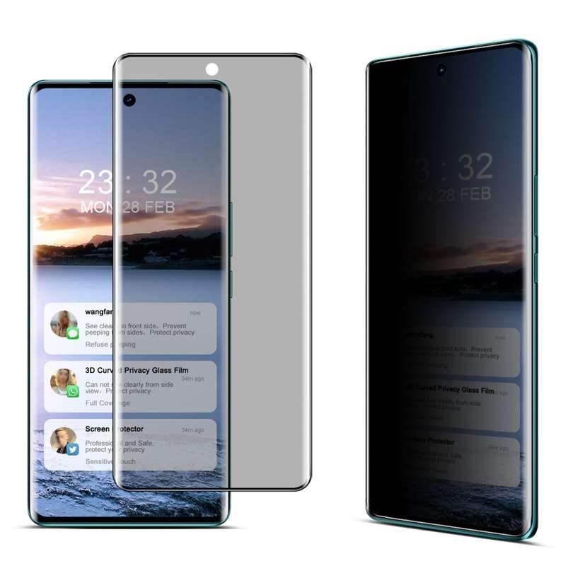 For vivo V30 5G / V30 Pro 5G imak 3D Curved HD Full Screen Anti-spy Tempered Glass Protective F