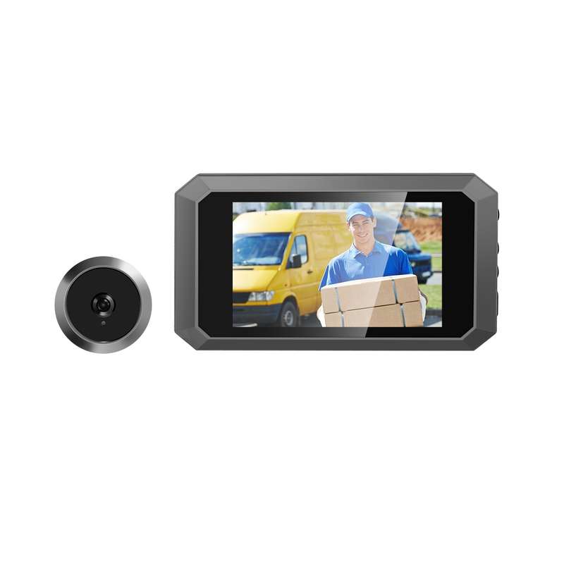 ESCAM C23 3.97 inch 1080p Smart Digital Door Concealed Viewer Wide Angle With Night Vision(Black)