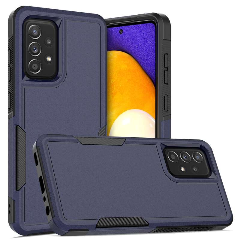 For Samsung Galaxy A52 5G 2 in 1 PC + TPU Phone Case(Dark Blue)