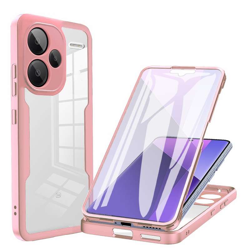 For Xiaomi Redmi Note 13 Pro+ 5G Acrylic + TPU 360 Degrees Full Coverage Phone Case(Green)