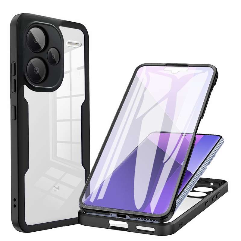For Xiaomi Redmi Note 13 Pro+ 5G Acrylic + TPU 360 Degrees Full Coverage Phone Case(Green)