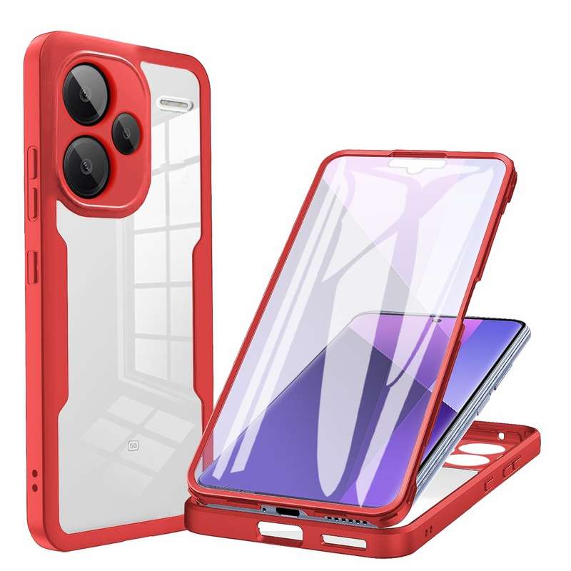For Xiaomi Redmi Note 13 Pro+ 5G Acrylic + TPU 360 Degrees Full Coverage Phone Case(Green)