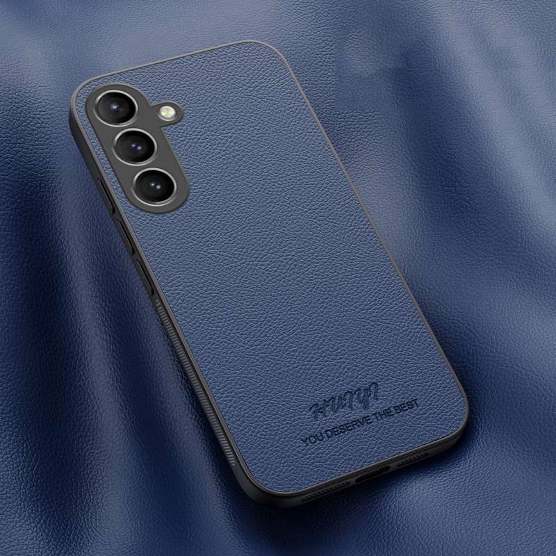 For Samsung Galaxy A34 5G HUIYI Leather Magnetic Phone Case(Black)