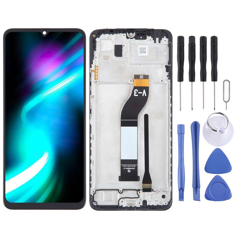 For Xiaomi Poco M6 5G Original IPS Material LCD Screen Digitizer Full Assembly with Frame