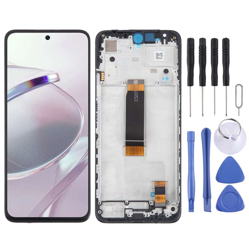 For Xiaomi Poco M6 Pro 5G Original IPS Material LCD Screen Digitizer Full Assembly with Frame