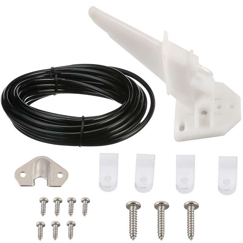 Marine Yacht Speedometer Pitot with Tube(White)