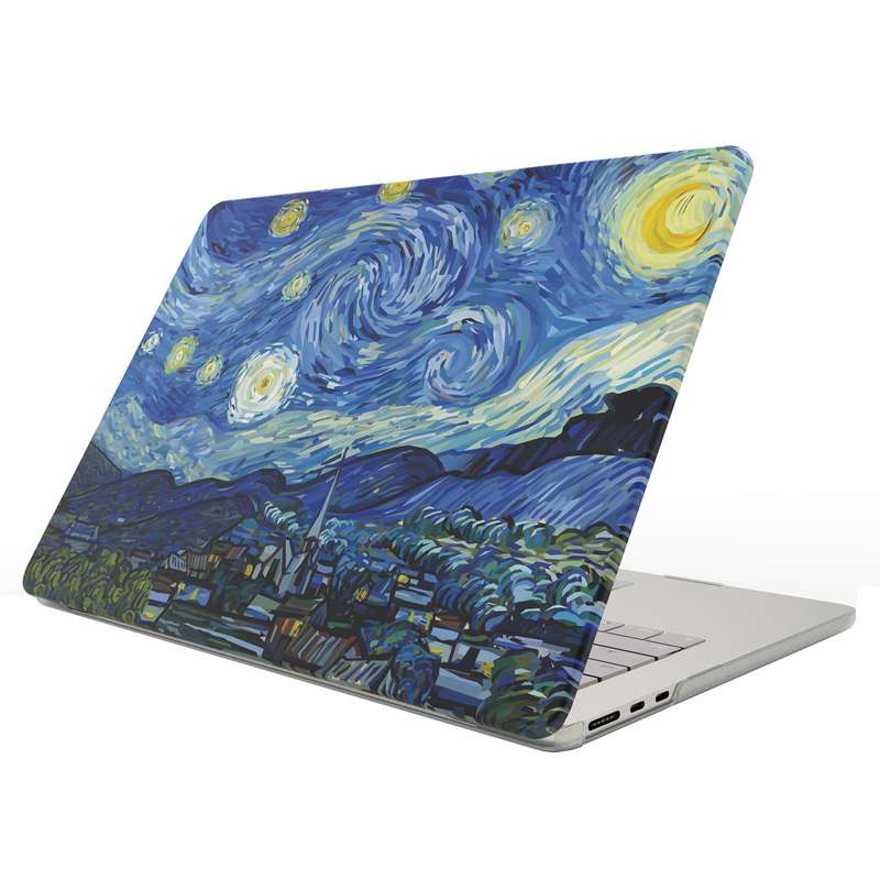 For MacBook Air 15 M2 A2941 / M3 A3114 UV Printed Pattern Laptop Frosted Protective Case(DDC-19