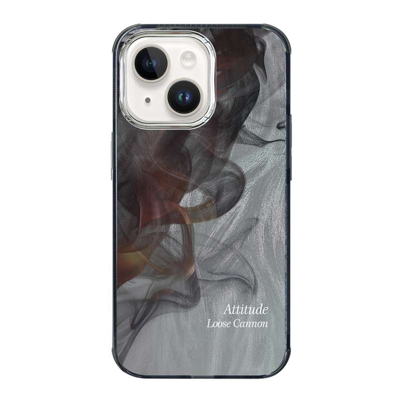 For iPhone 14 Illustration Pattern Radiation Design Full Coverage Shockproof Phone Case(Wash Pa