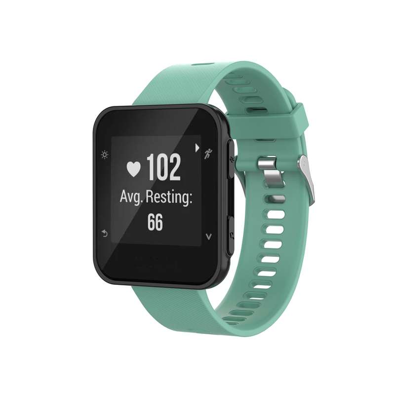 For Garmin ForeAthlete 35J / Forerunner 35J Silicone Watch Band(Black)