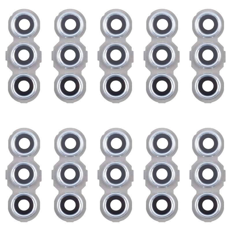 For Samsung Galaxy C55 SM-C556 10pcs Original Rear Camera Lens Cover(Silver)