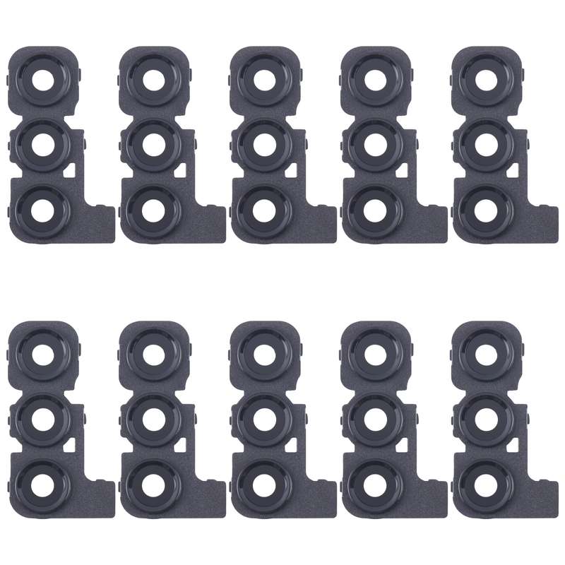 For Samsung Galaxy A24 4G SM-A245F 10pcs Original Rear Camera Lens Cover(Black)