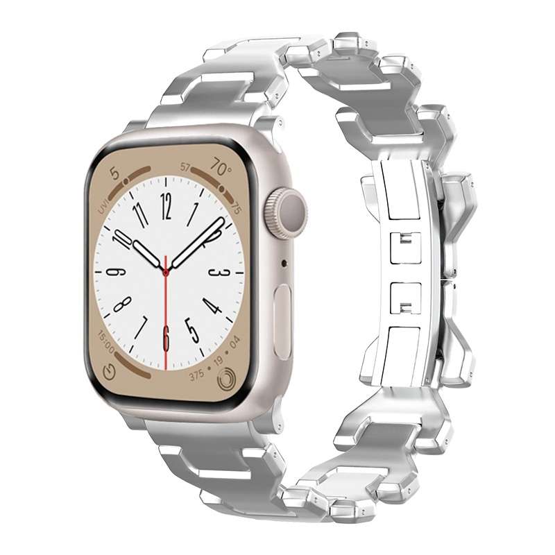 For Apple Watch SE 40mm Y Type Pure Titanium Watch Band(Silver)