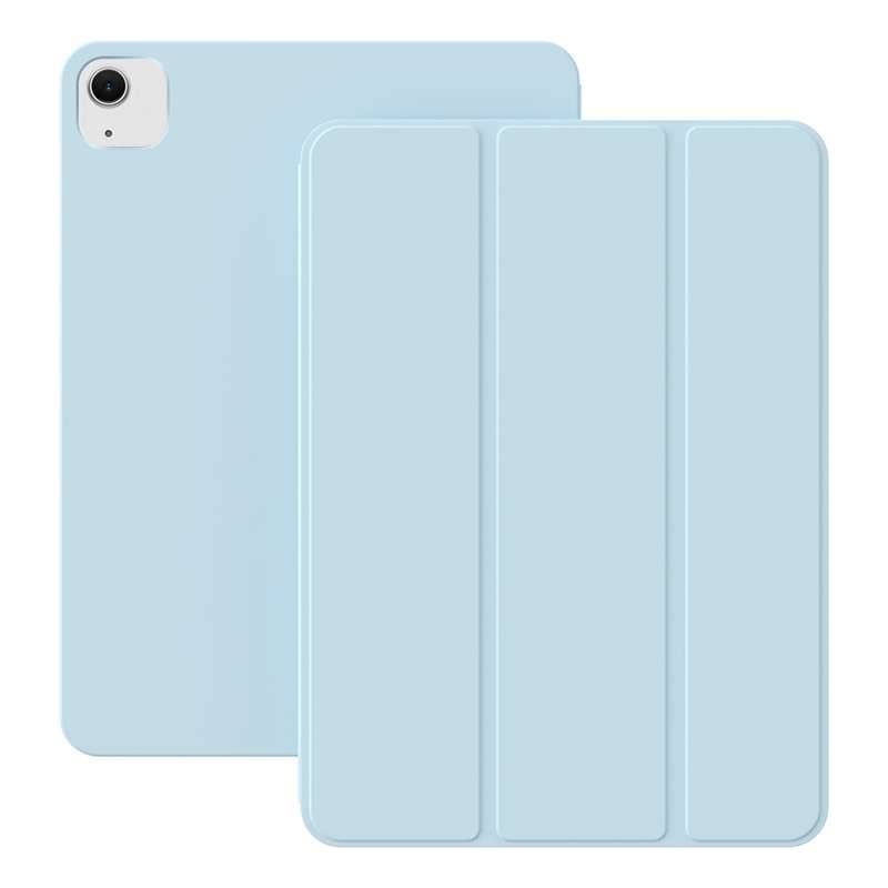 For iPad Air 11 2024 / 5 / 4 Ultra-thin Double-sided Clip Magnetic Smart Tablet Case(Sky Blue)