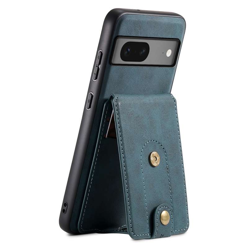 For Google Pixel 7 5G Denior D14 NK Retro Pattern MagSafe Magnetic Card Holder Leather Phone Ca