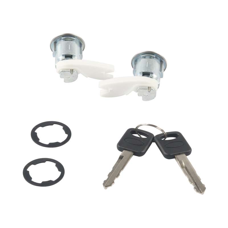 Pair Car Door Lock Barrel Cylinder F2UZ1522050A For Ford F150 / F250 / F350