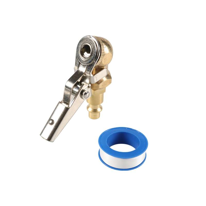 Car 1/4NPT Brass American Style Pneumatic Chuck(Yellow)