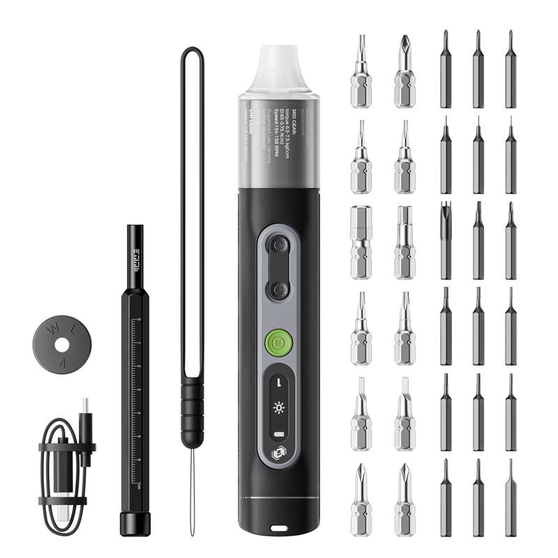 JAKEMY JM-8196 35 in 1 Dual Dynamics Precision Electric Screwdriver Set with Adaptive Torque / Tripl