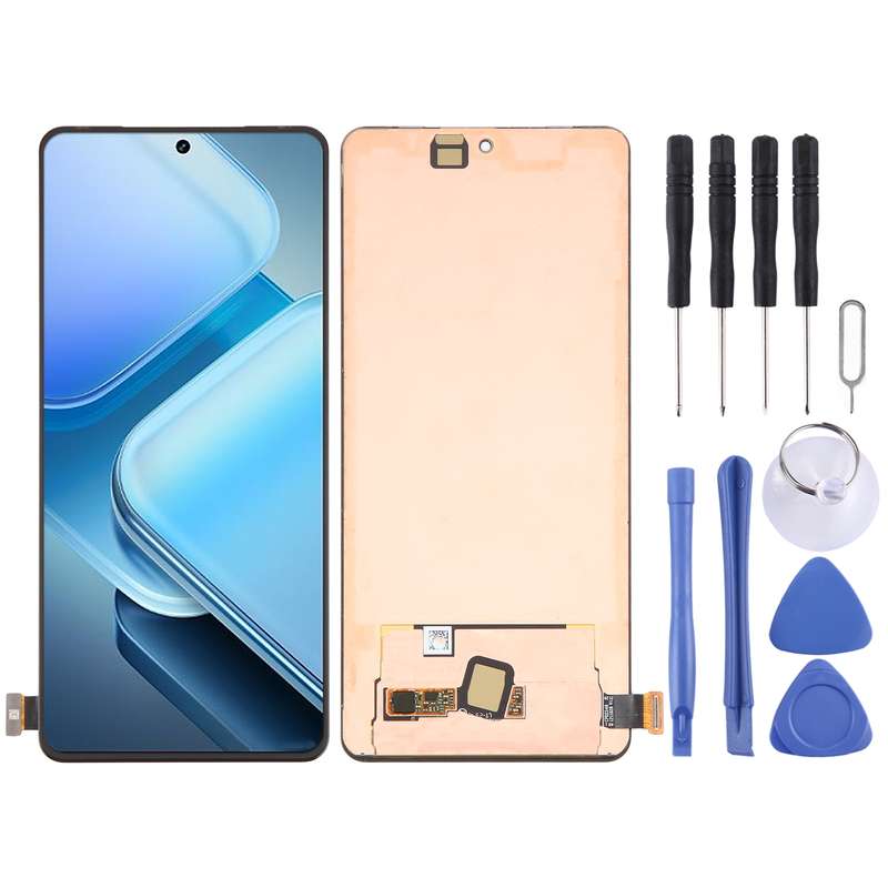 For vivo iQOO Z9 Turbo Original AMOLED LCD Screen with Digitizer Full Assembly