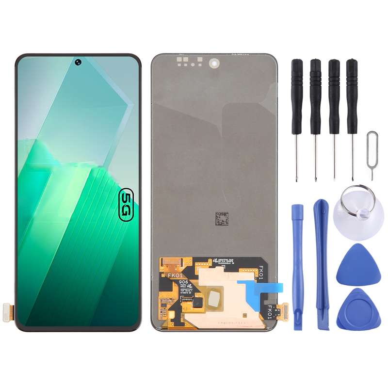 For vivo iQOO Z9 I2302 I2218 Original AMOLED LCD Screen with Digitizer Full Assembly