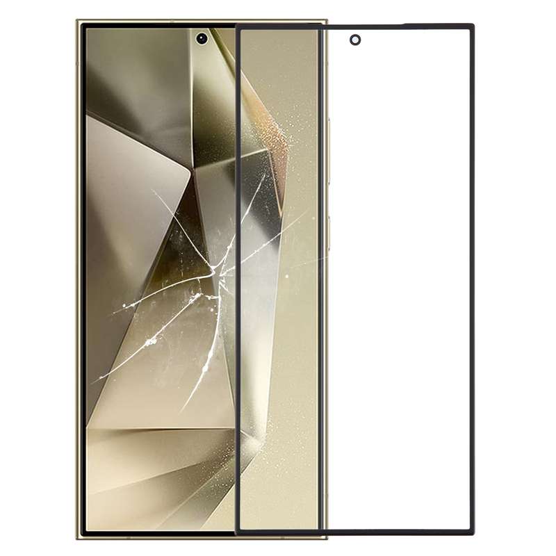 For Samsung Galaxy S24 Ultra SM-S928B Front Screen Outer Glass Lens with OCA Optically Clear Adhesiv