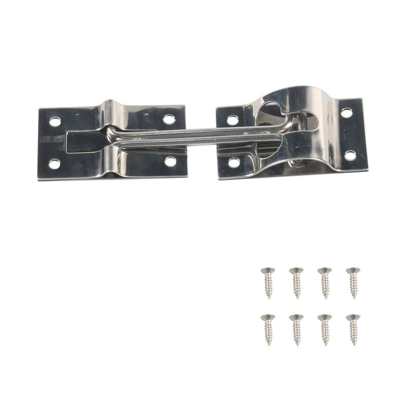 Vans / RVs / Trucks 4 inch Stainless Steel Door Hook with screws(Silver)