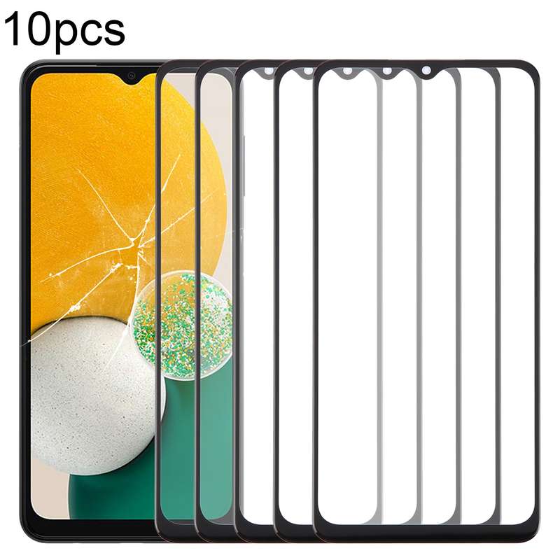 For Samsung Galaxy A13 5G SM-A136B 10pcs Front Screen Outer Glass Lens with OCA Optically Clear Adhe