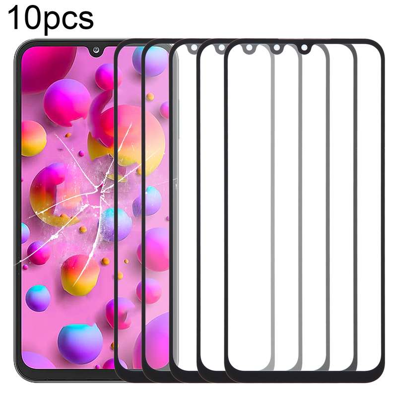 For Samsung Galaxy F15 SM-E156B 10pcs Front Screen Outer Glass Lens with OCA Optically Clear Adhesiv