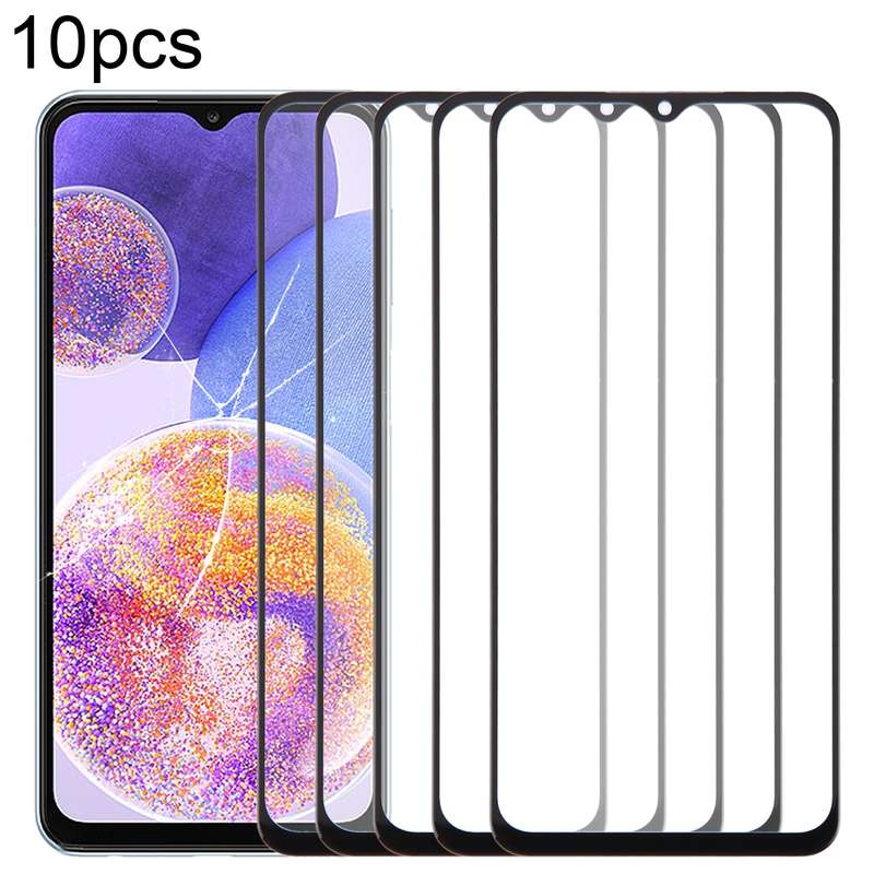 For Samsung Galaxy A23 4G SM-A235F 10pcs Front Screen Outer Glass Lens with OCA Optically Clear Adhe
