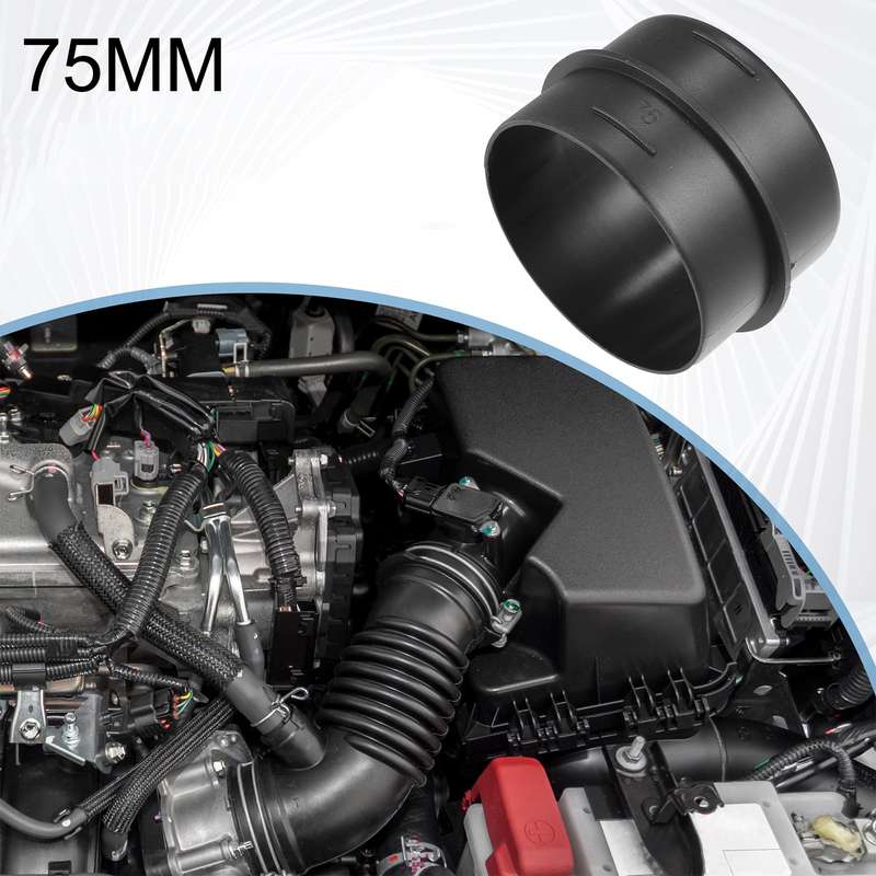 75mm Car Parking Air Ducting Reducer Duct Joiner Connector Pipe