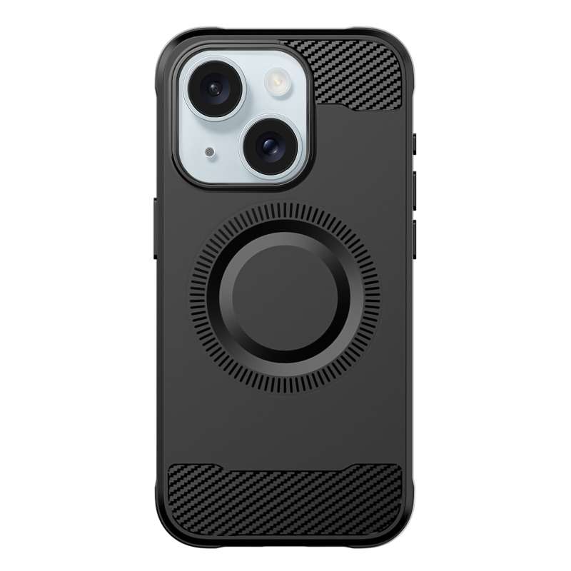 For iPhone 15 Plus Skin Feel Frosted TPU Phone Case(Black)